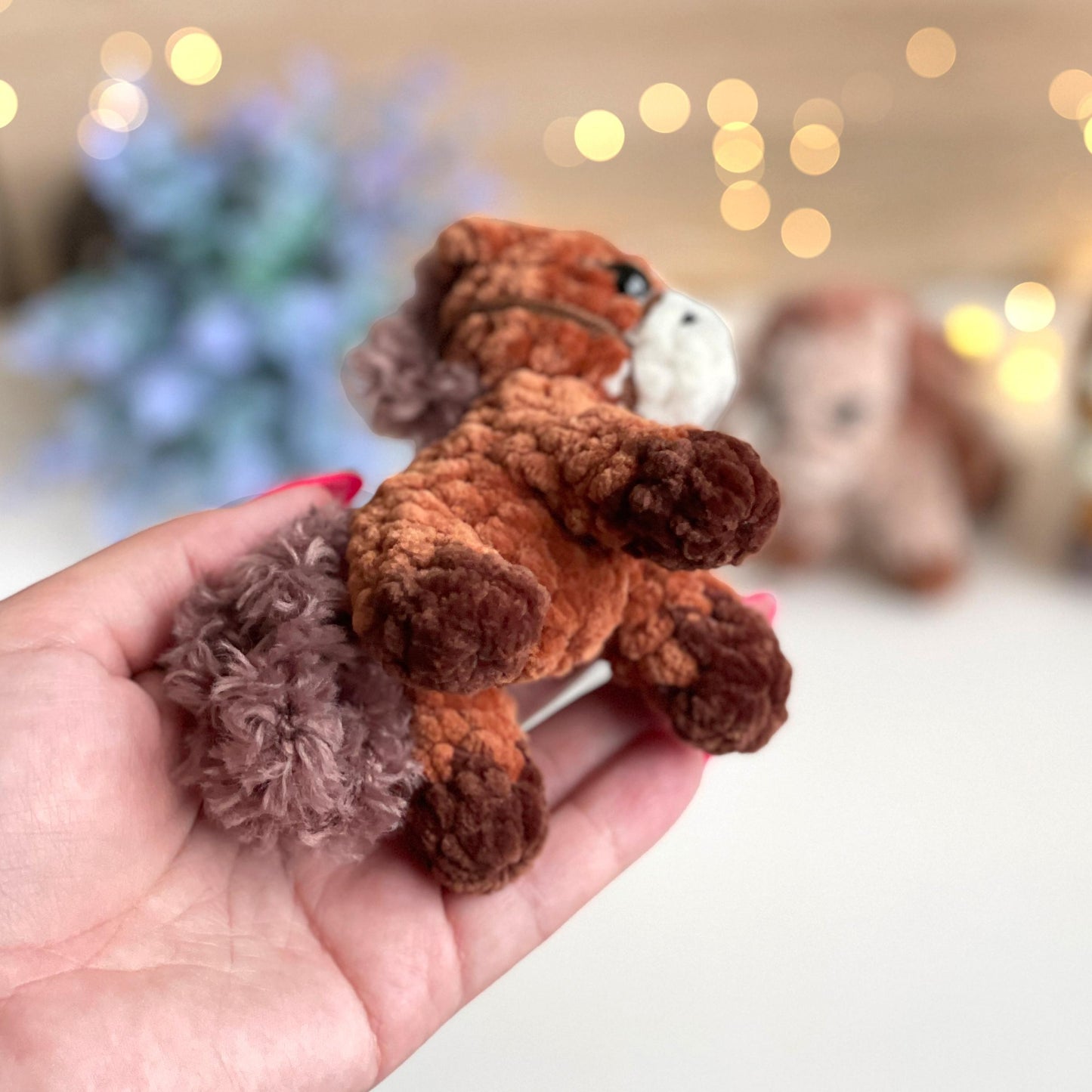 Tiny Prairie Pony Amigurumi Crochet Pattern