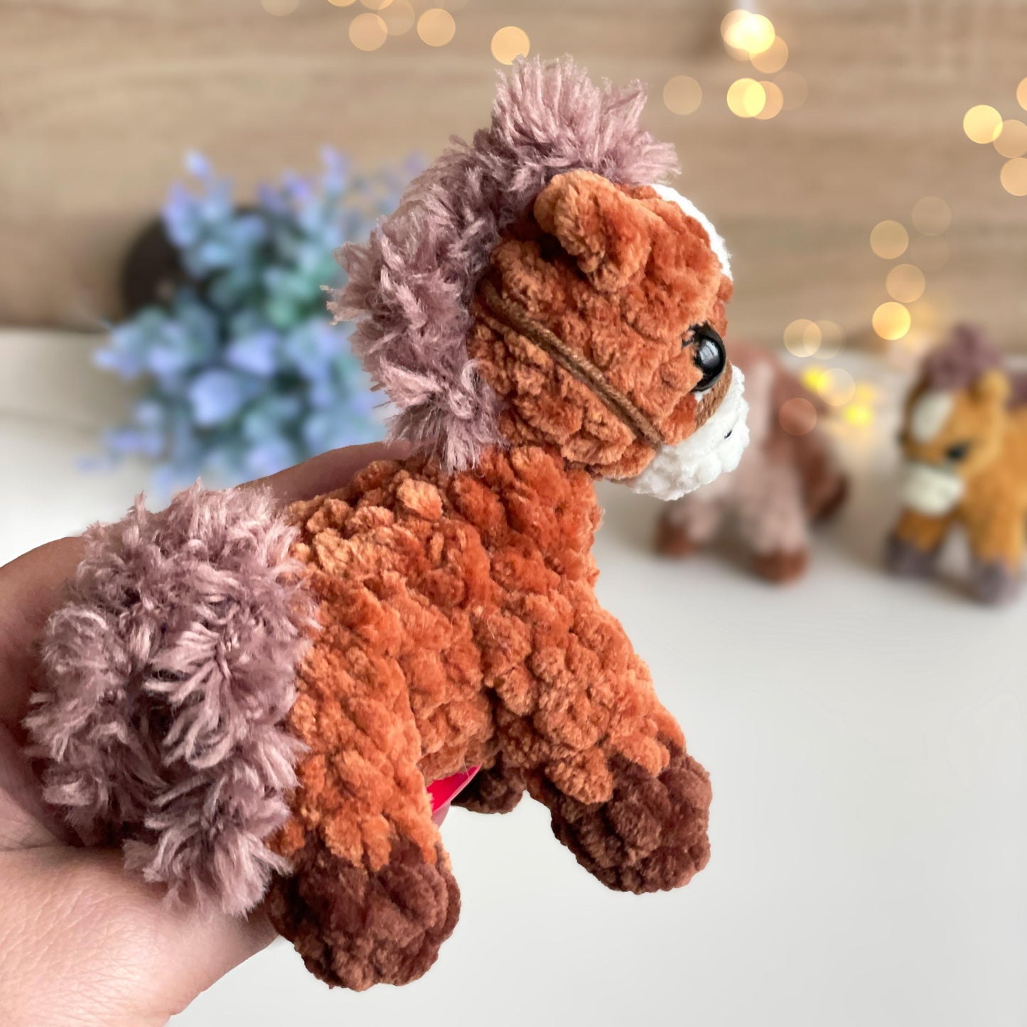 Tiny Prairie Pony Amigurumi Crochet Pattern