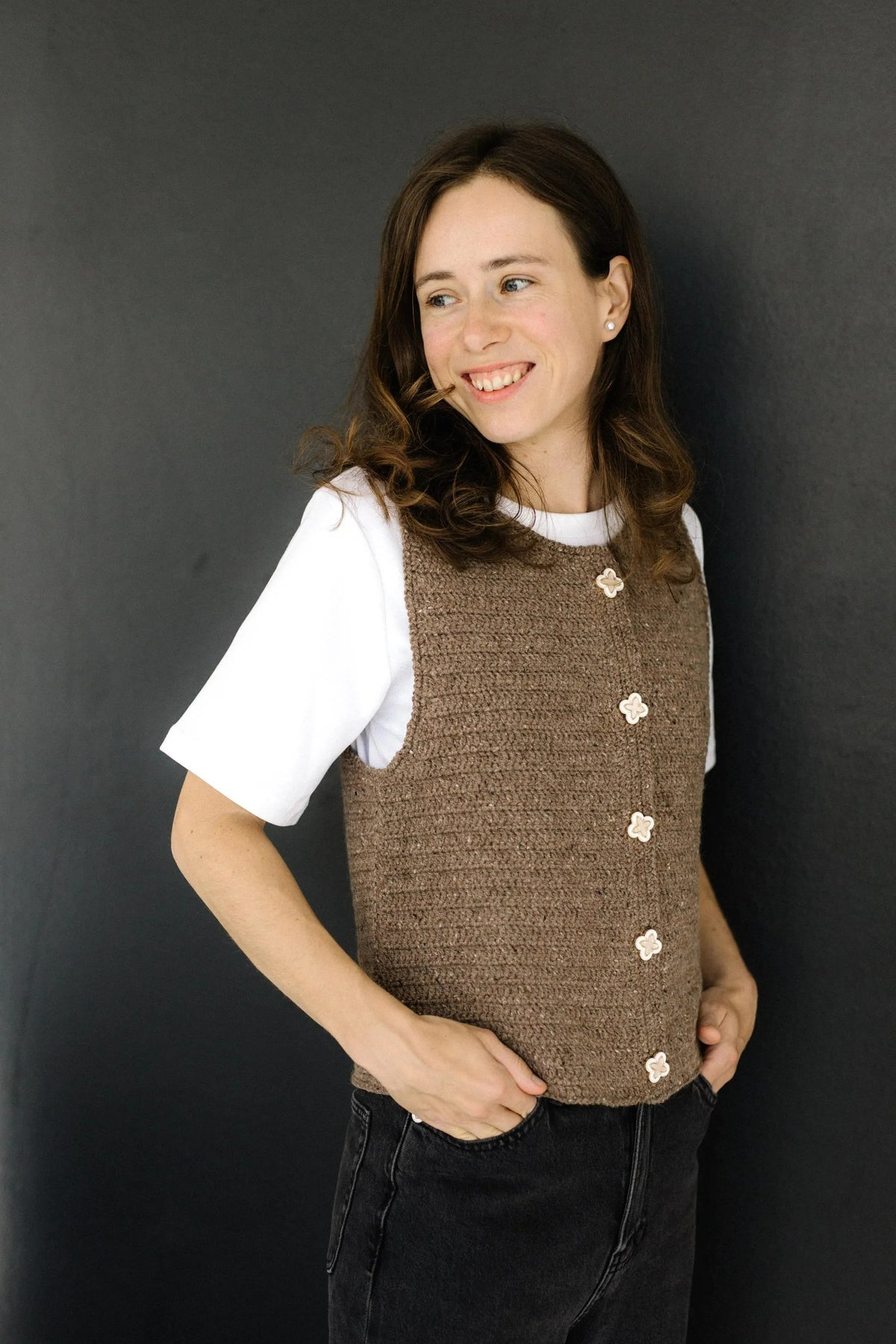 Bohemian Button-Front Layer Crochet Pattern