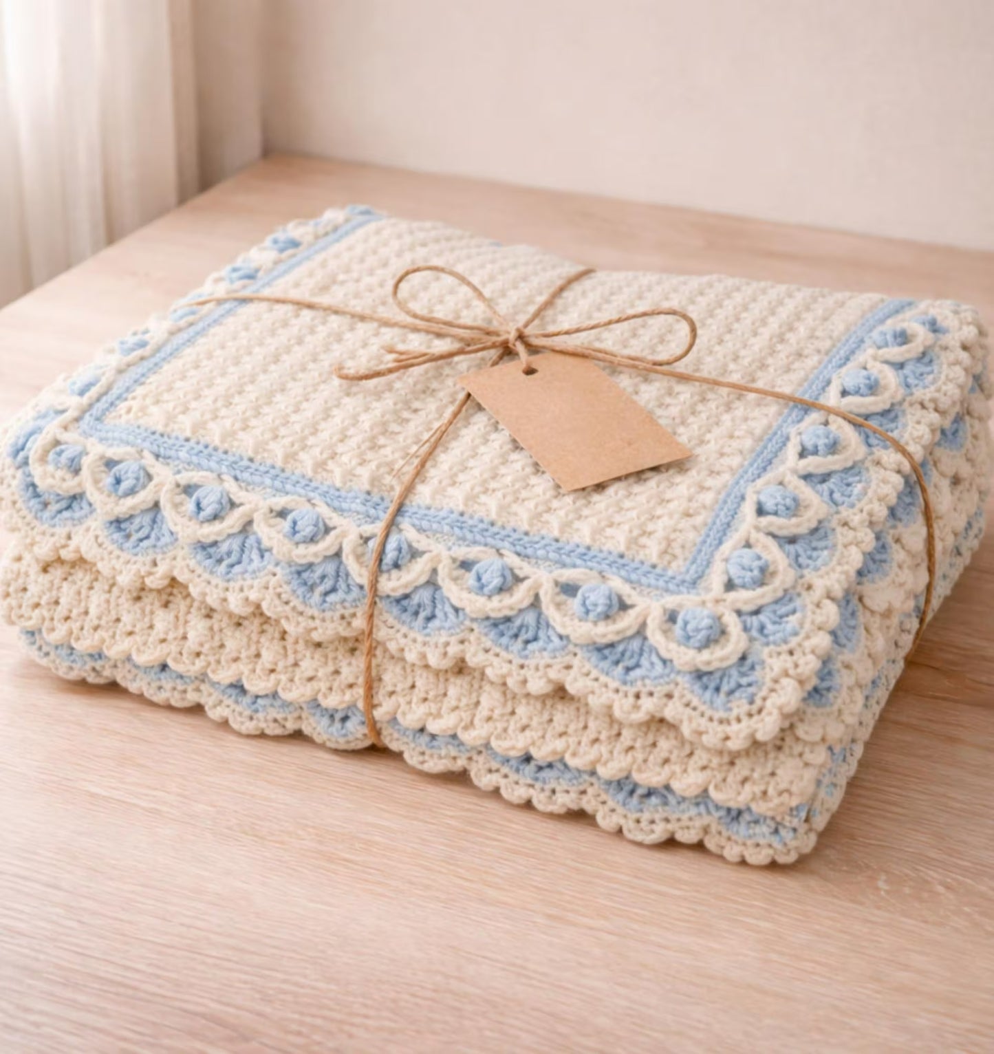Classic Bordered Blanket Crochet Pattern