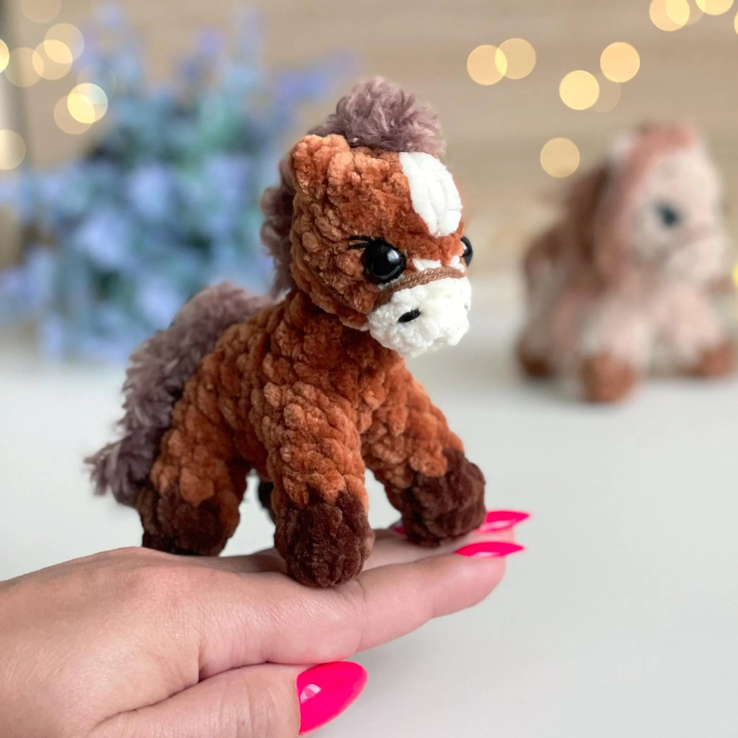 Tiny Prairie Pony Amigurumi Crochet Pattern