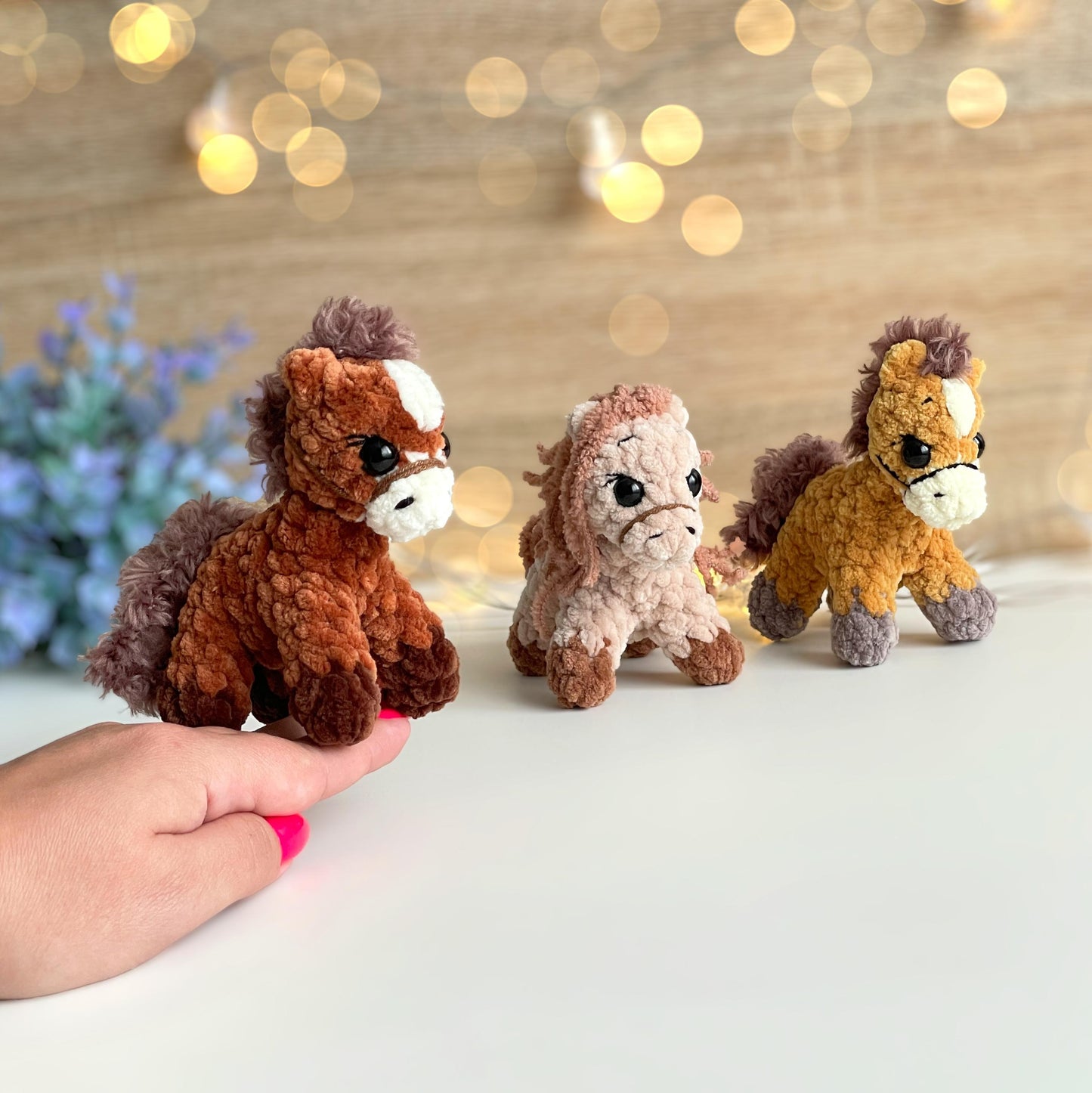 Tiny Prairie Pony Amigurumi Crochet Pattern