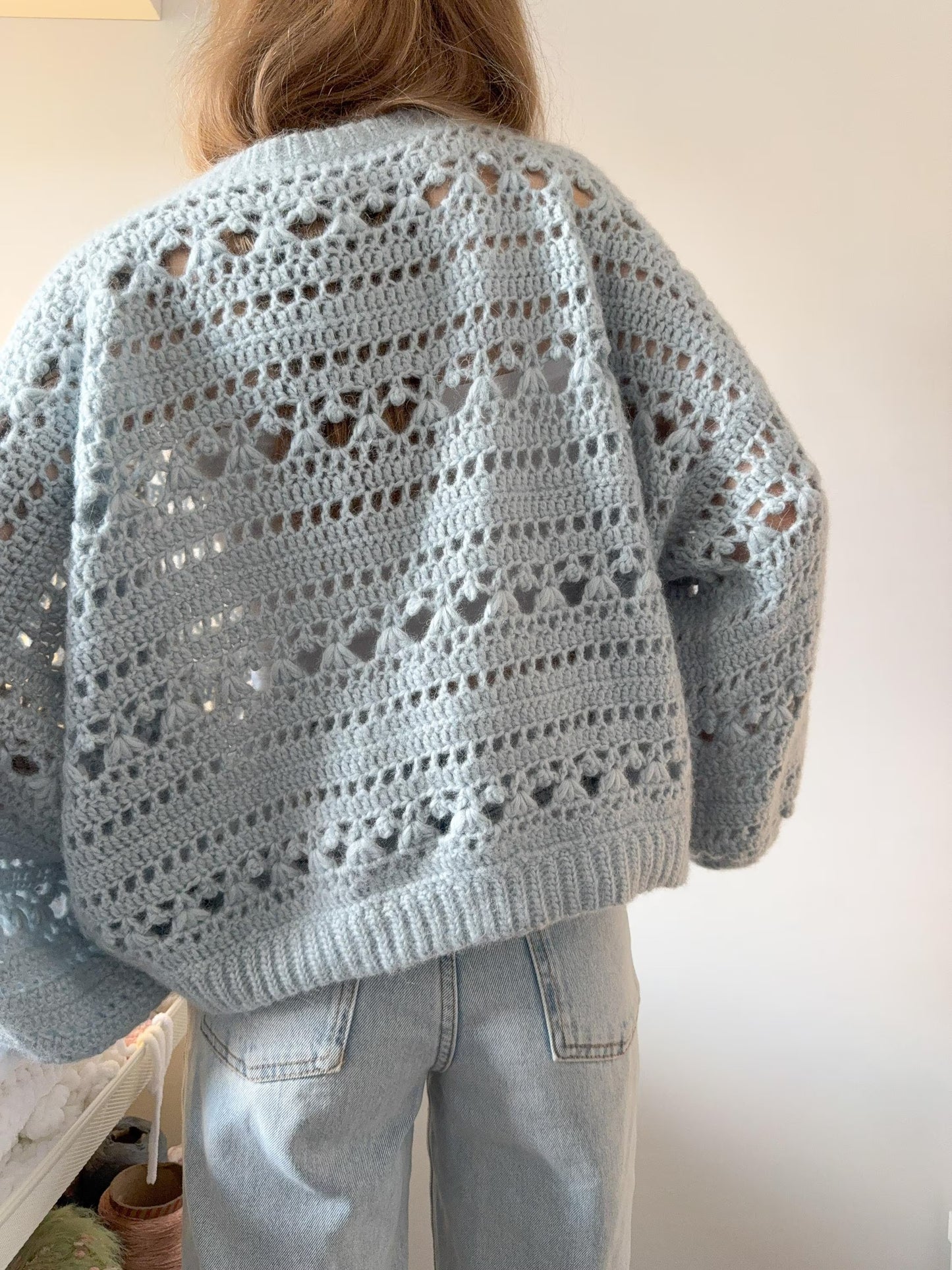 Chic Lace Cardigan Crochet Pattern