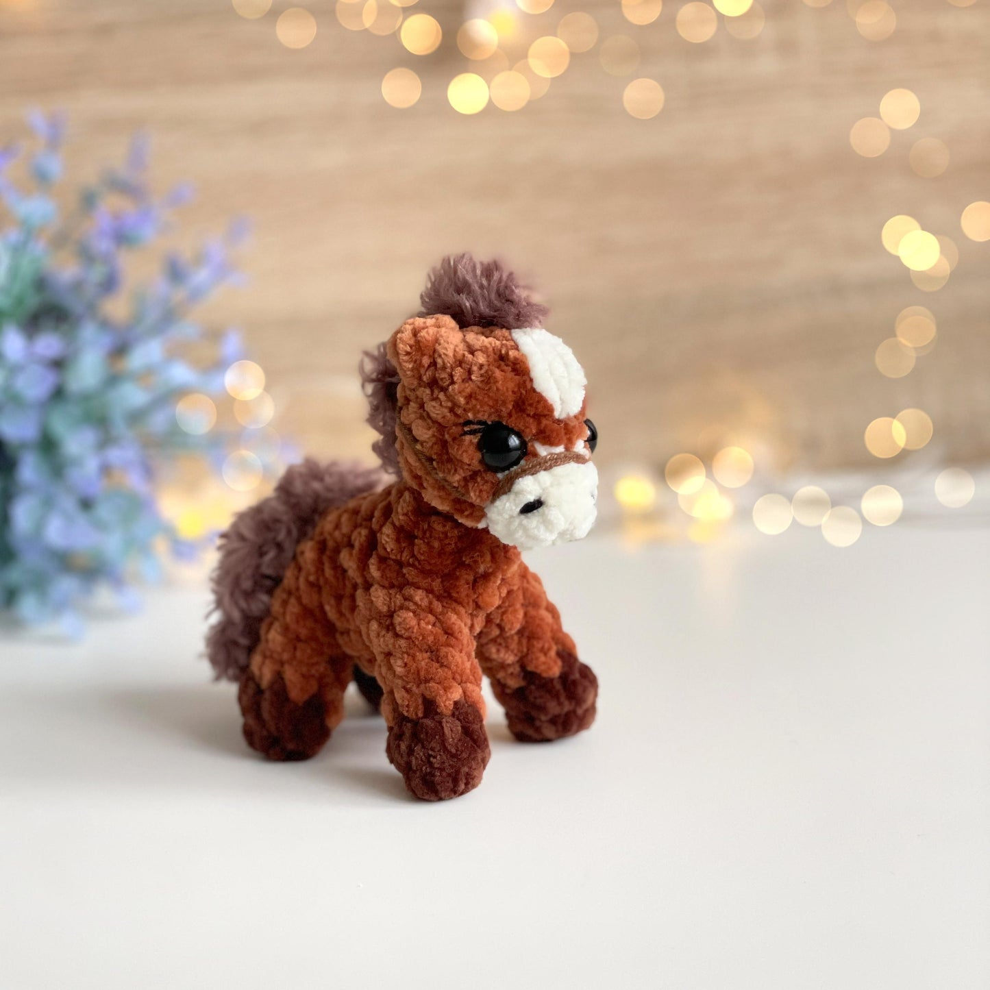 Tiny Prairie Pony Amigurumi Crochet Pattern