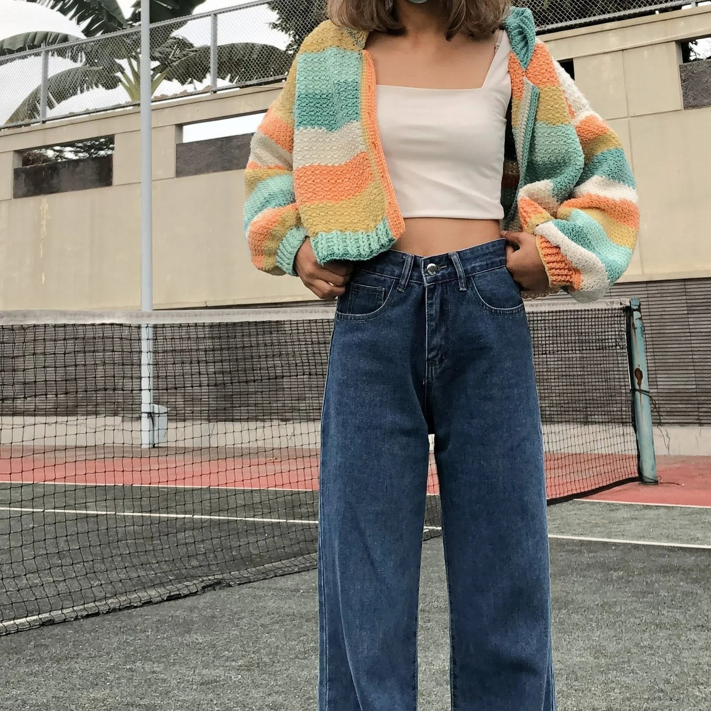 Bold Colorblock Longline Cardigan Crochet Pattern