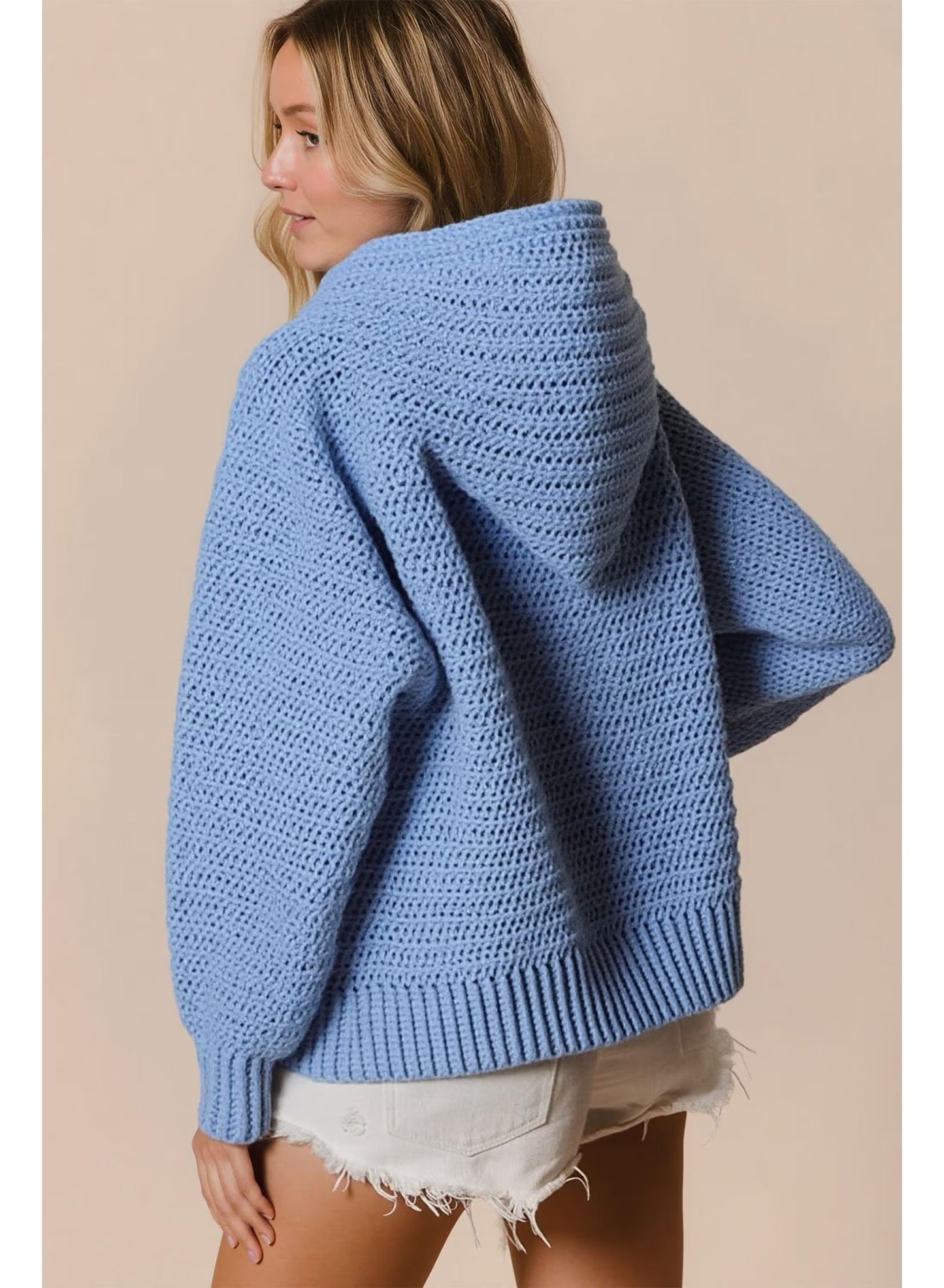 Relaxed Hooded Pullover Crochet Pattern