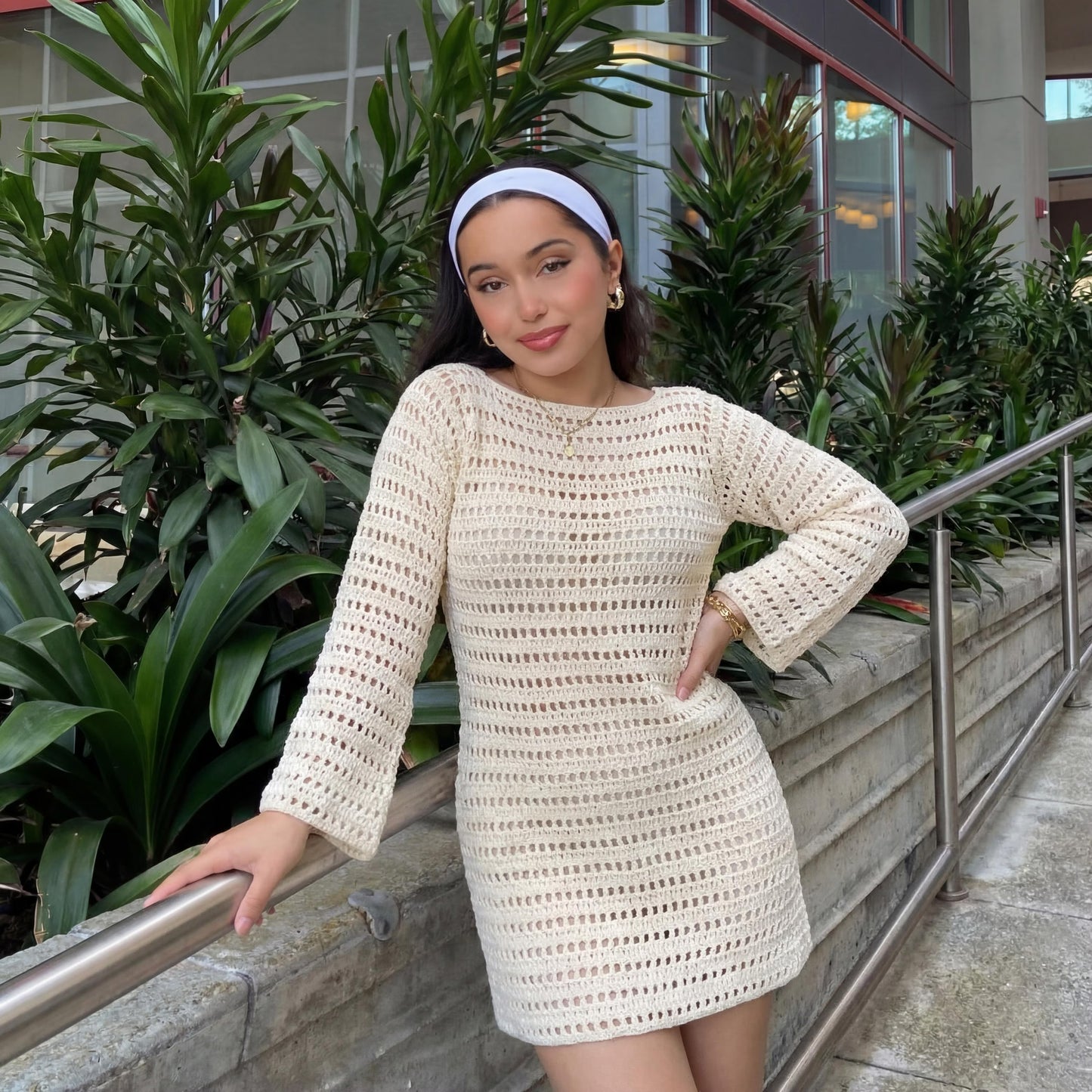 Lightweight Seaside Mesh Dress Crochet Pattern