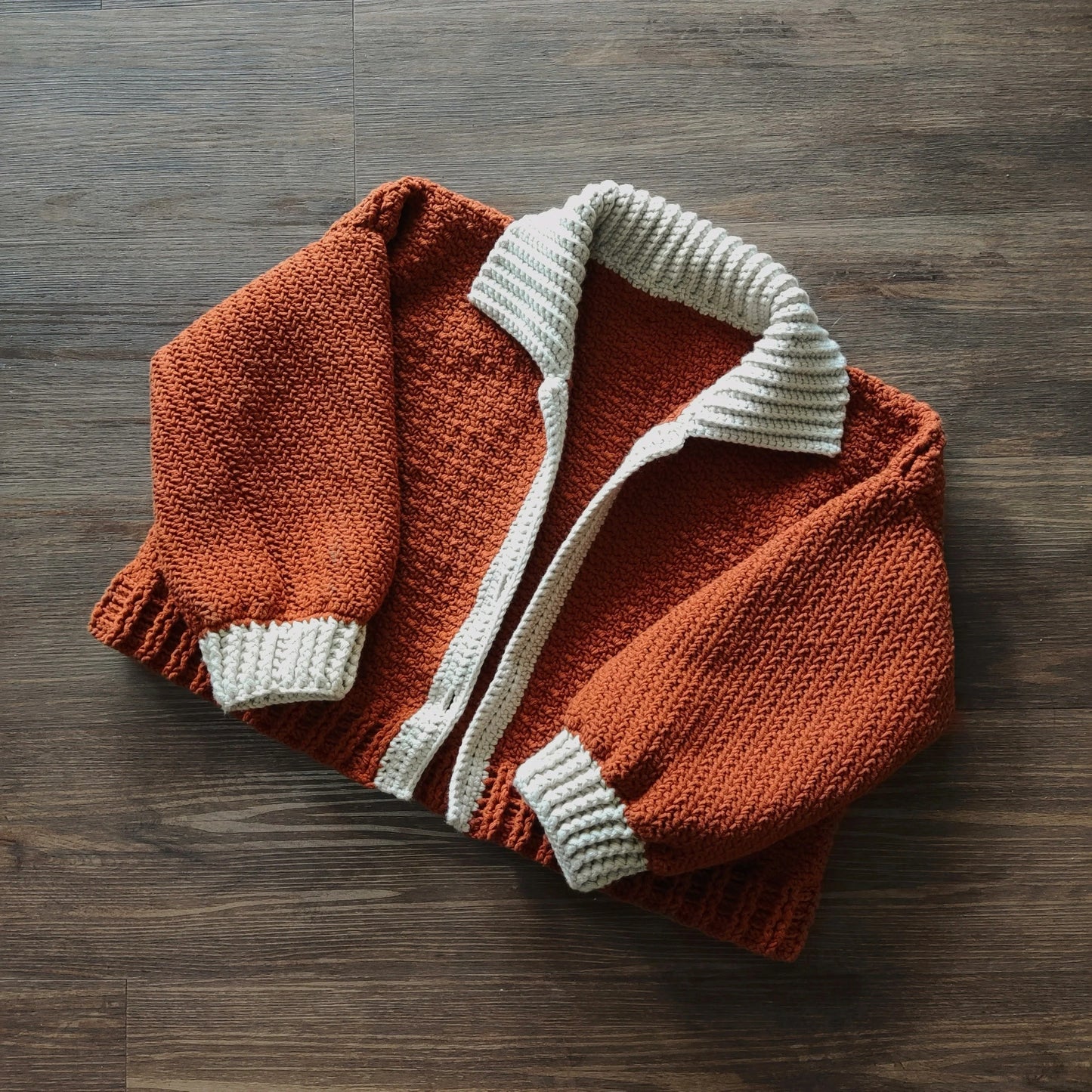 Bold Colorblock Longline Cardigan Crochet Pattern