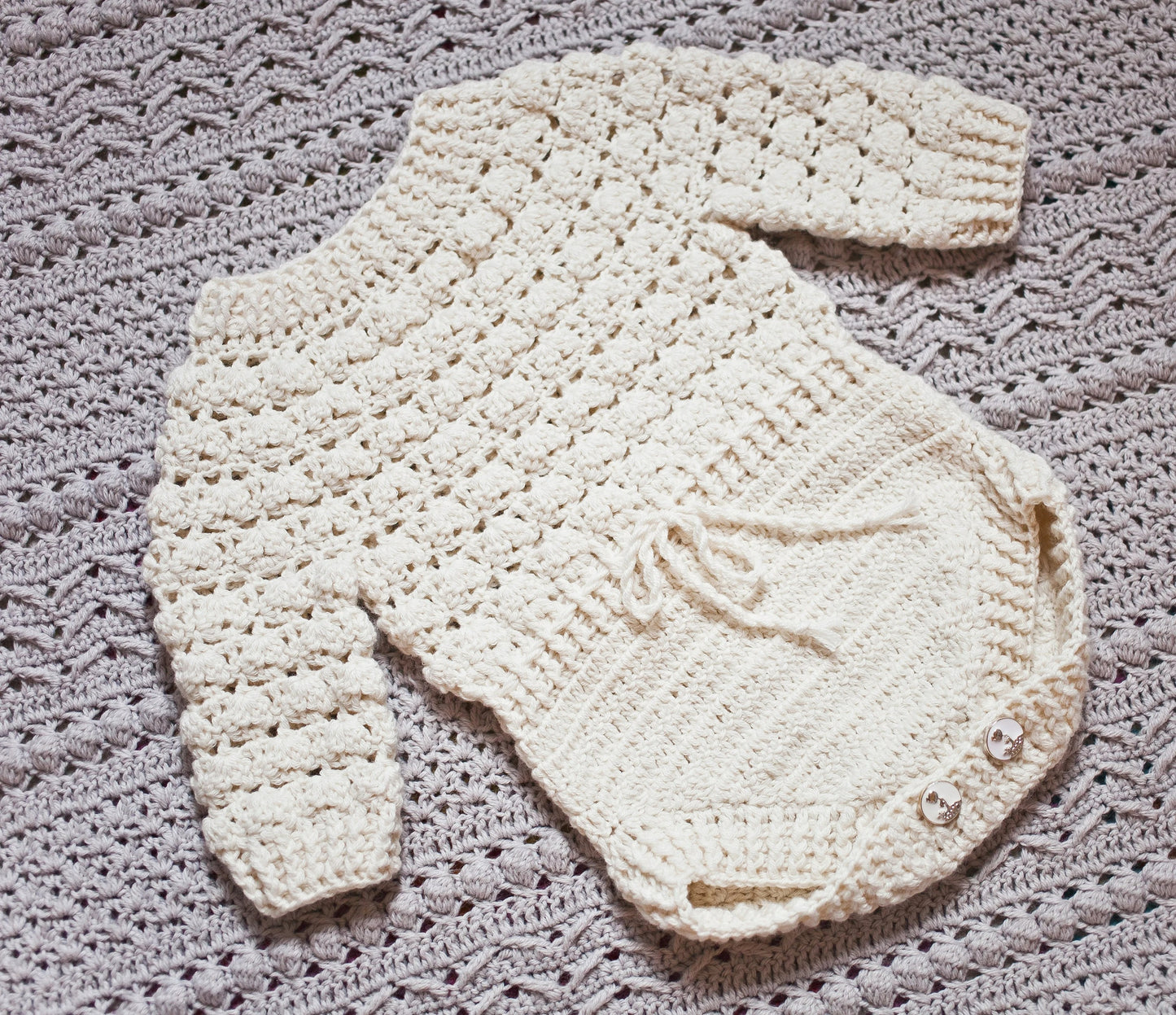 Longsleeve Onesie Crochet Pattern