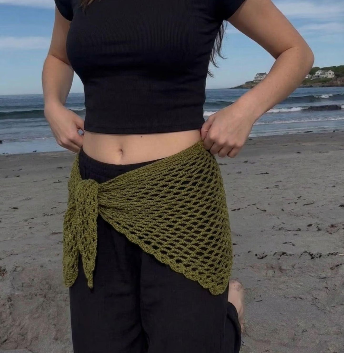Seaside Outfit Bandana Crochet Pattern