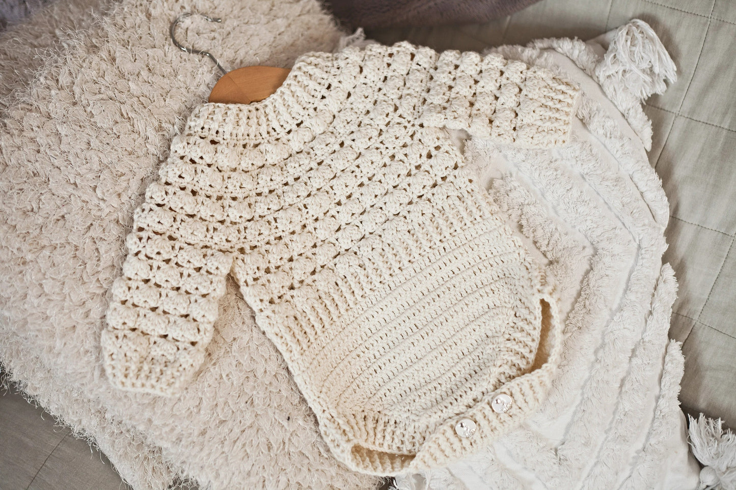 Longsleeve Onesie Crochet Pattern