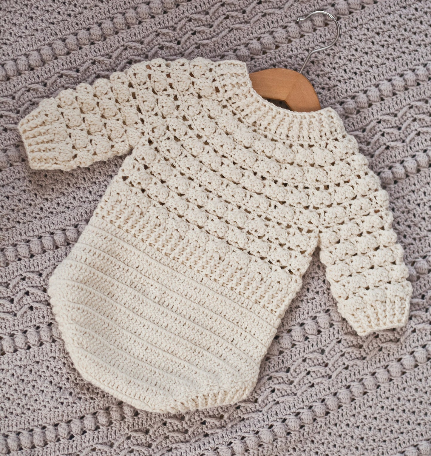 Longsleeve Onesie Crochet Pattern