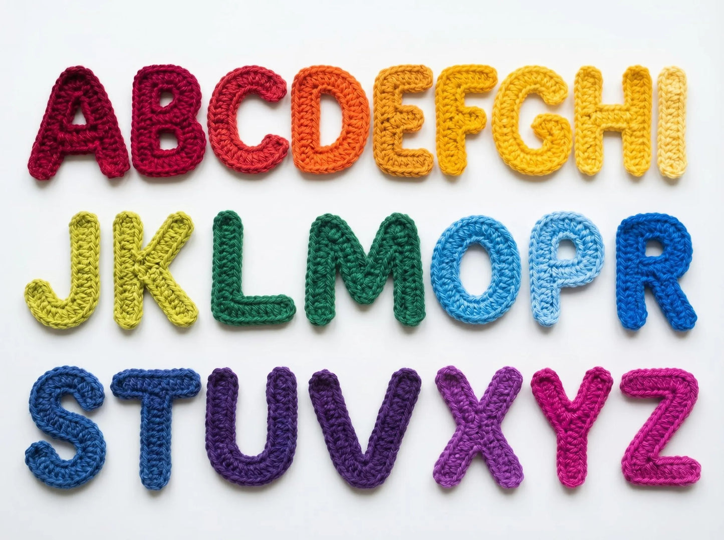 Easy Letter Shapes Crochet Pattern
