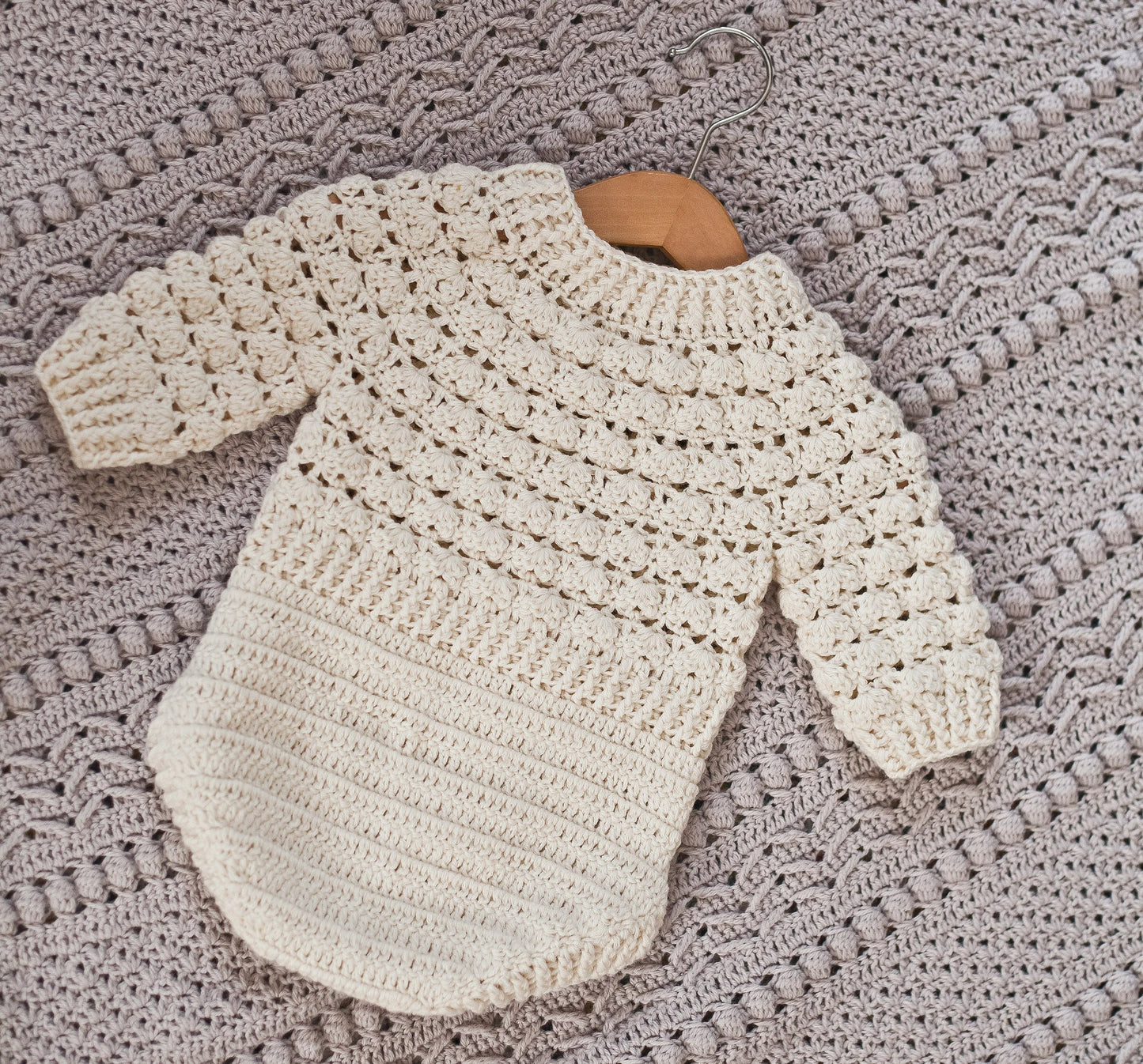 Longsleeve Onesie Crochet Pattern