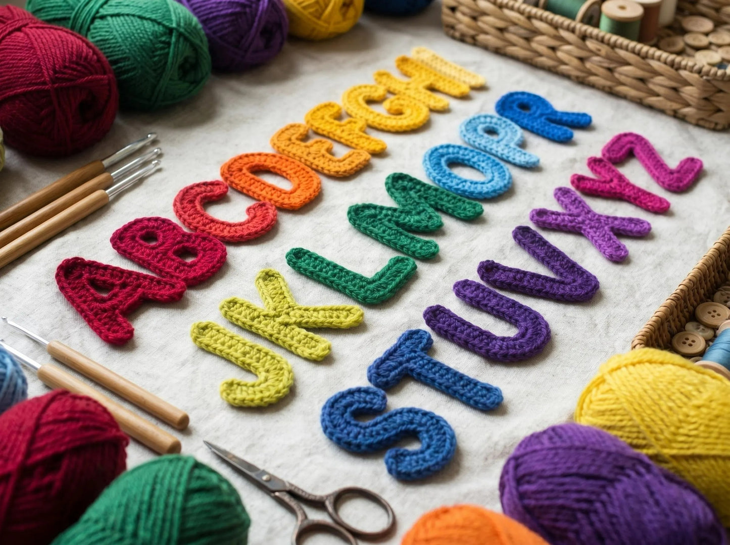 Easy Letter Shapes Crochet Pattern
