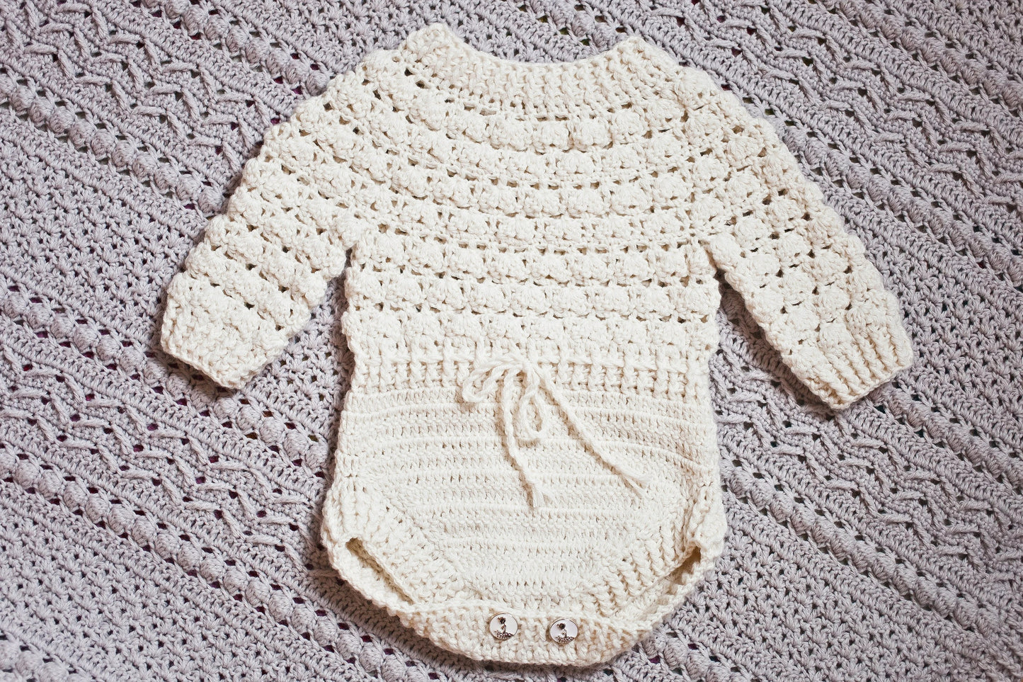 Longsleeve Onesie Crochet Pattern