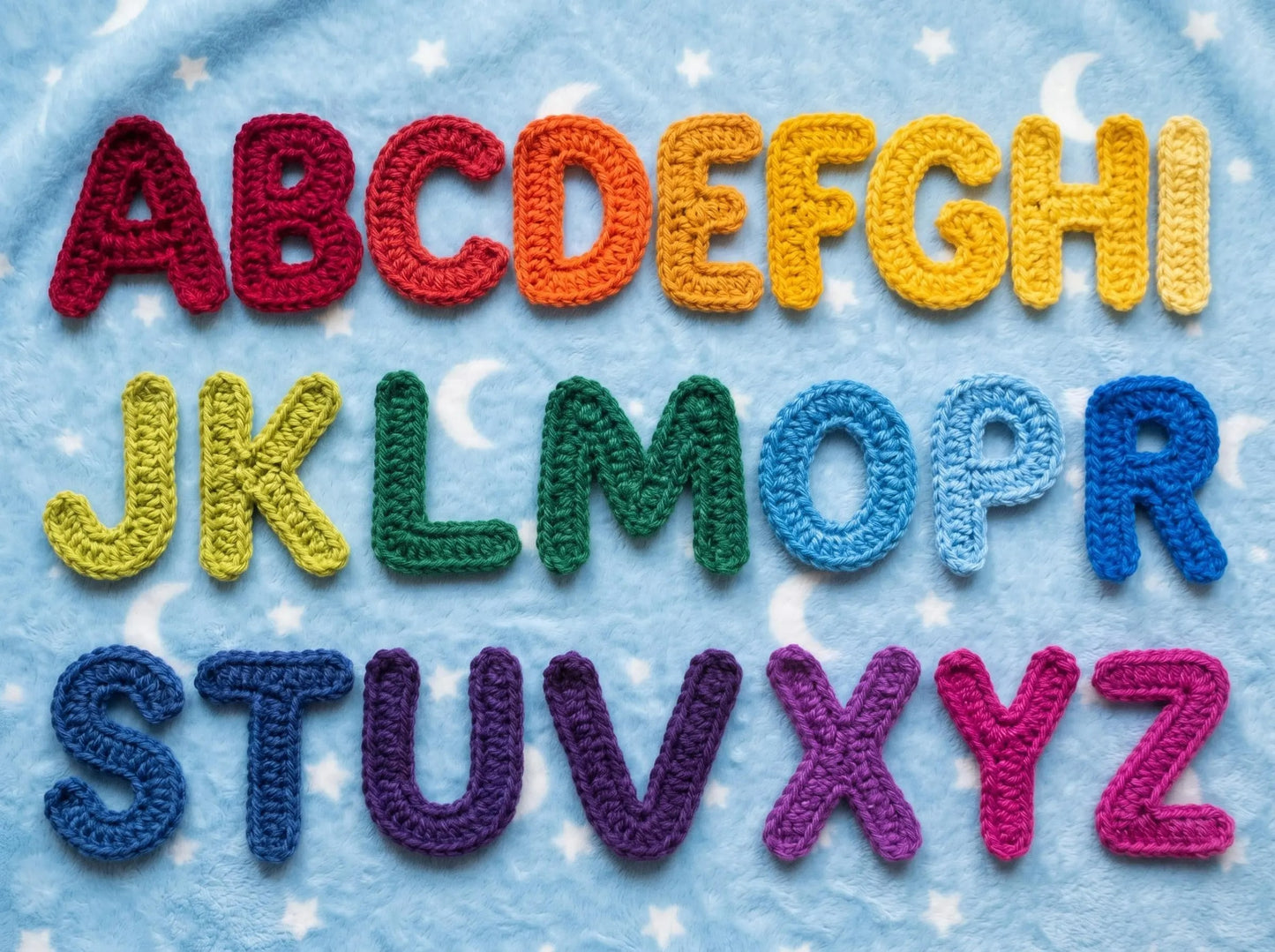Easy Letter Shapes Crochet Pattern