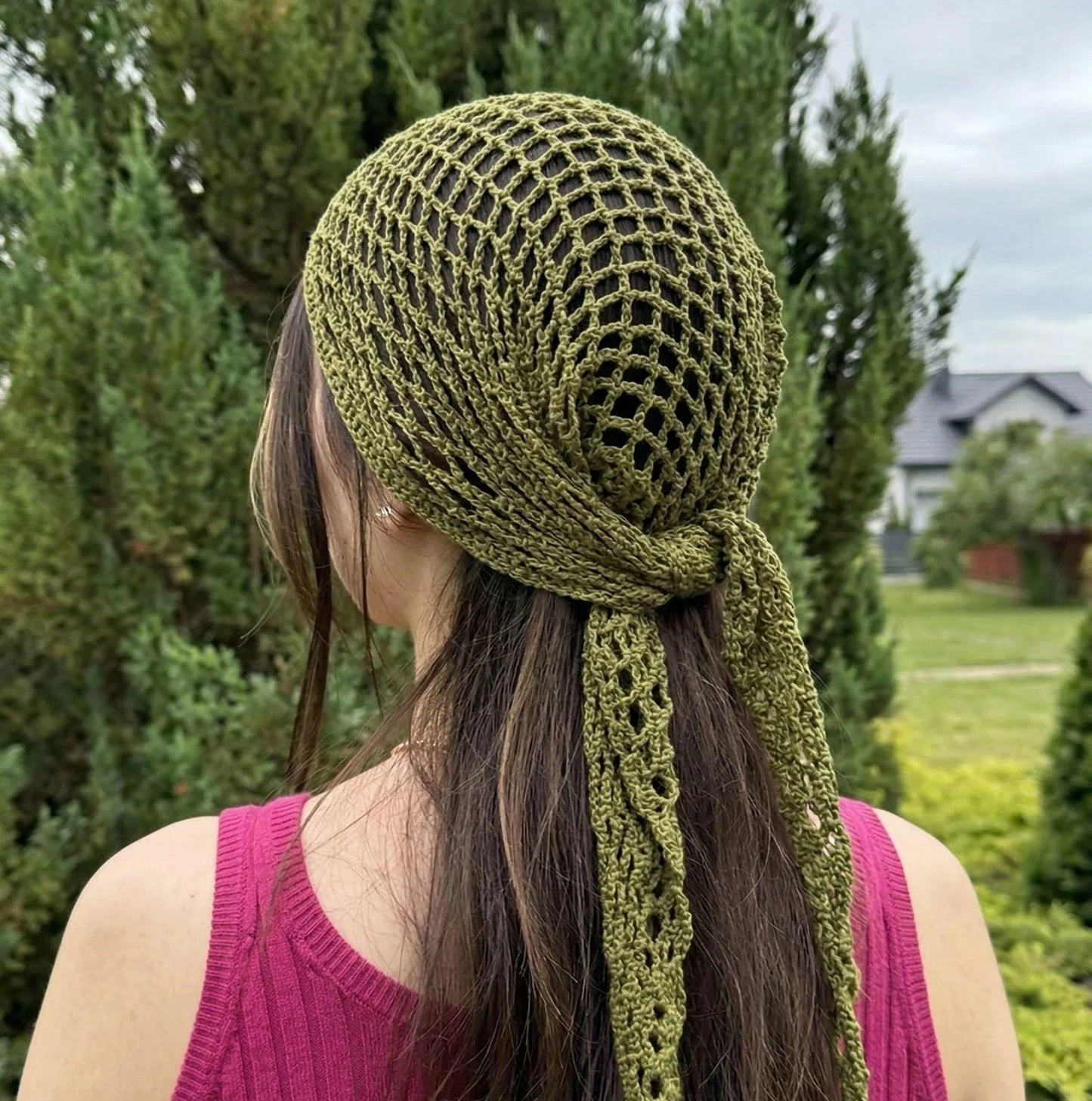 Seaside Outfit Bandana Crochet Pattern