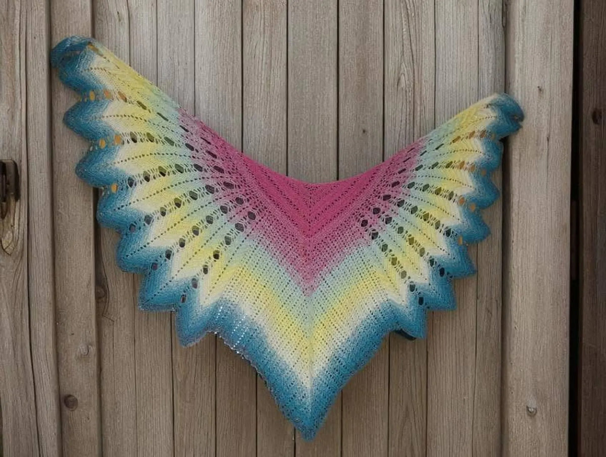 Ethereal Lace Wrap Crochet Pattern