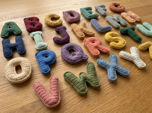 Playful Letter Builder Crochet Pattern