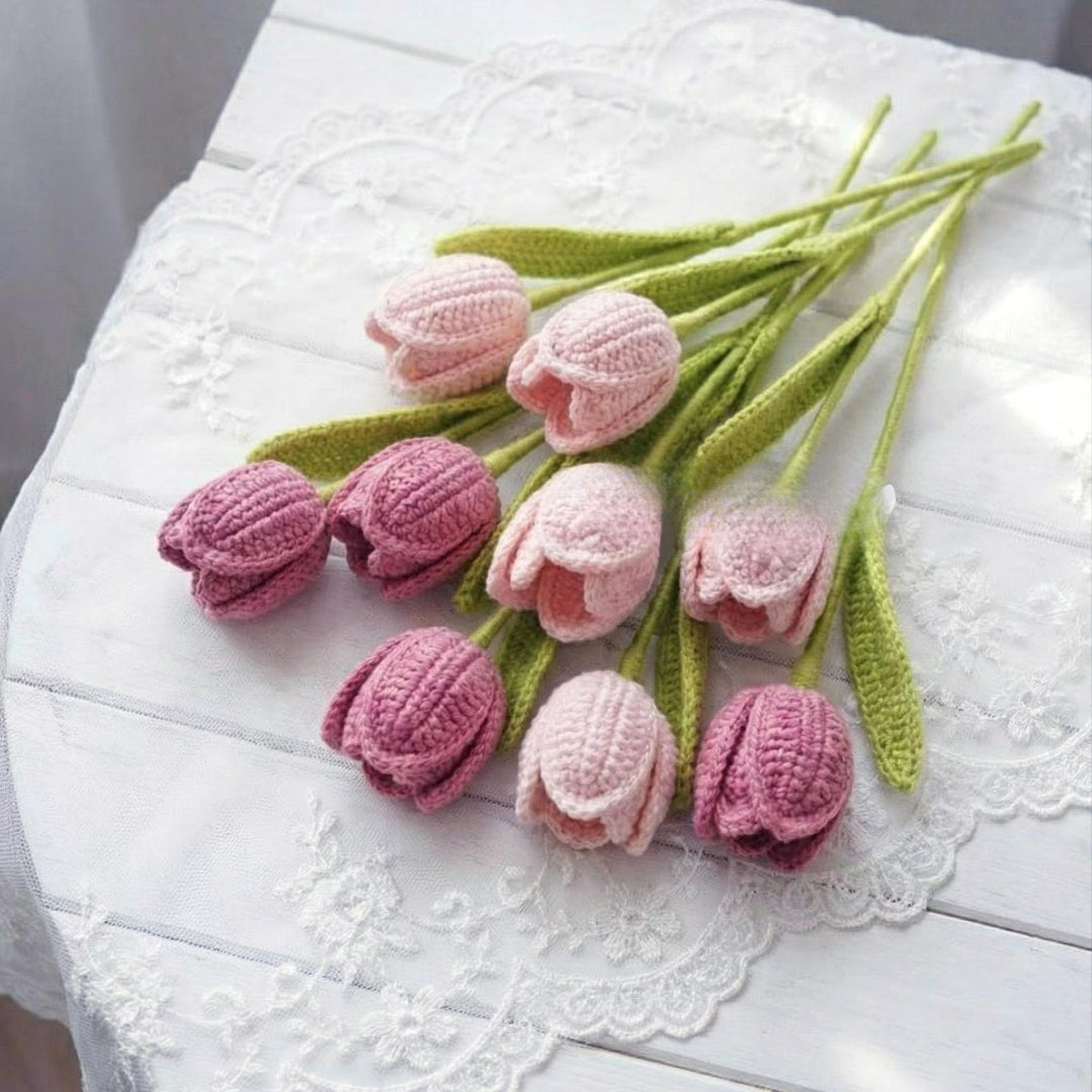 Lovely Tulips Decor Crochet Pattern