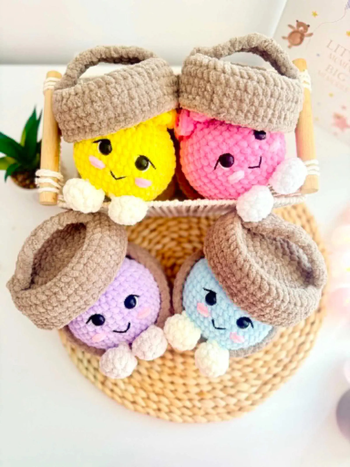 Dimple No-Sew Steamer Dumpling Crochet Pattern