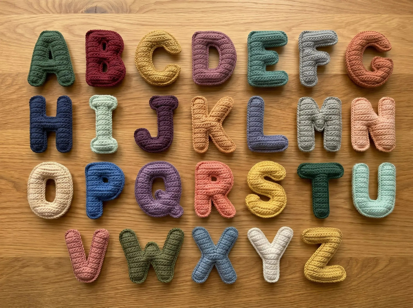 Playful Letter Builder Crochet Pattern