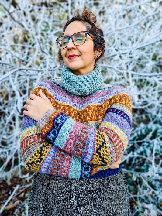 Geometric Echo Wearable Crochet Pattern