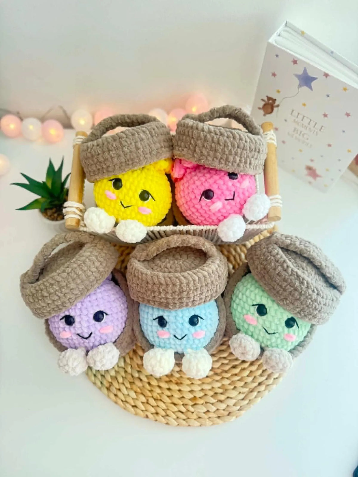 Dimple No-Sew Steamer Dumpling Crochet Pattern