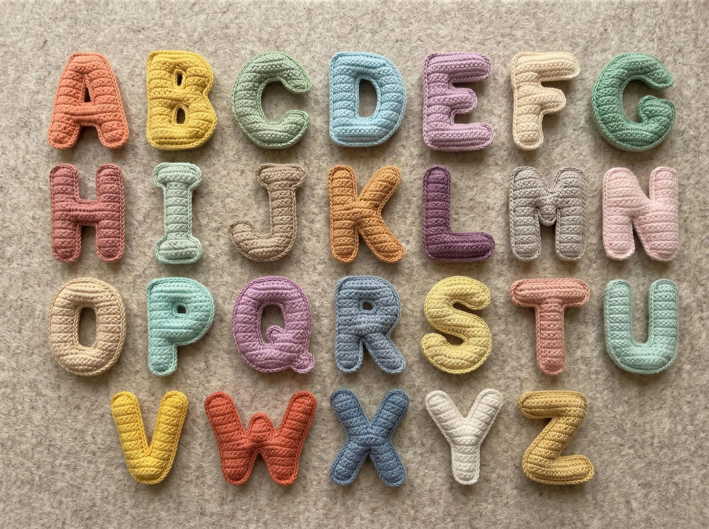 Playful Letter Builder Crochet Pattern