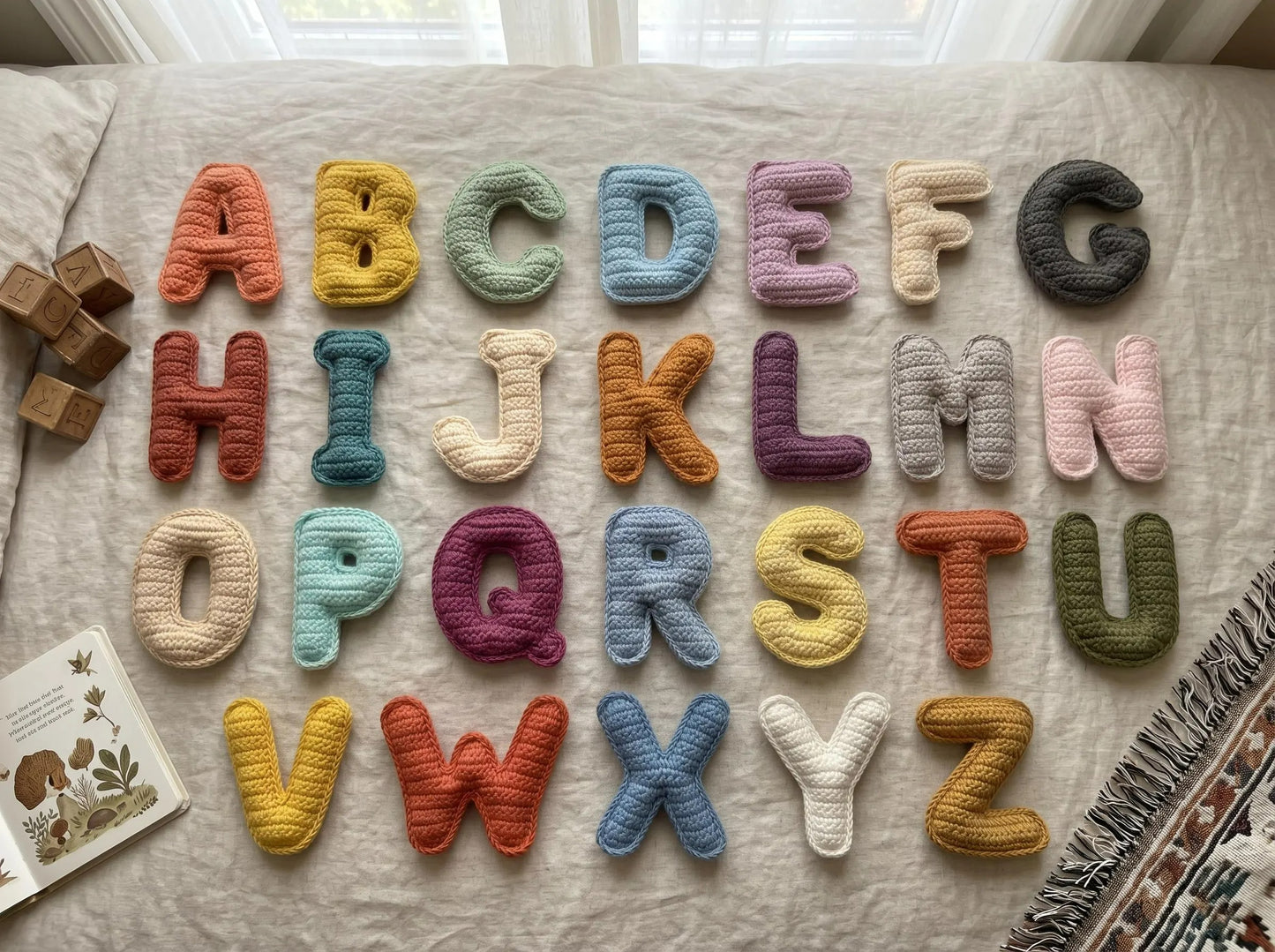 Playful Letter Builder Crochet Pattern