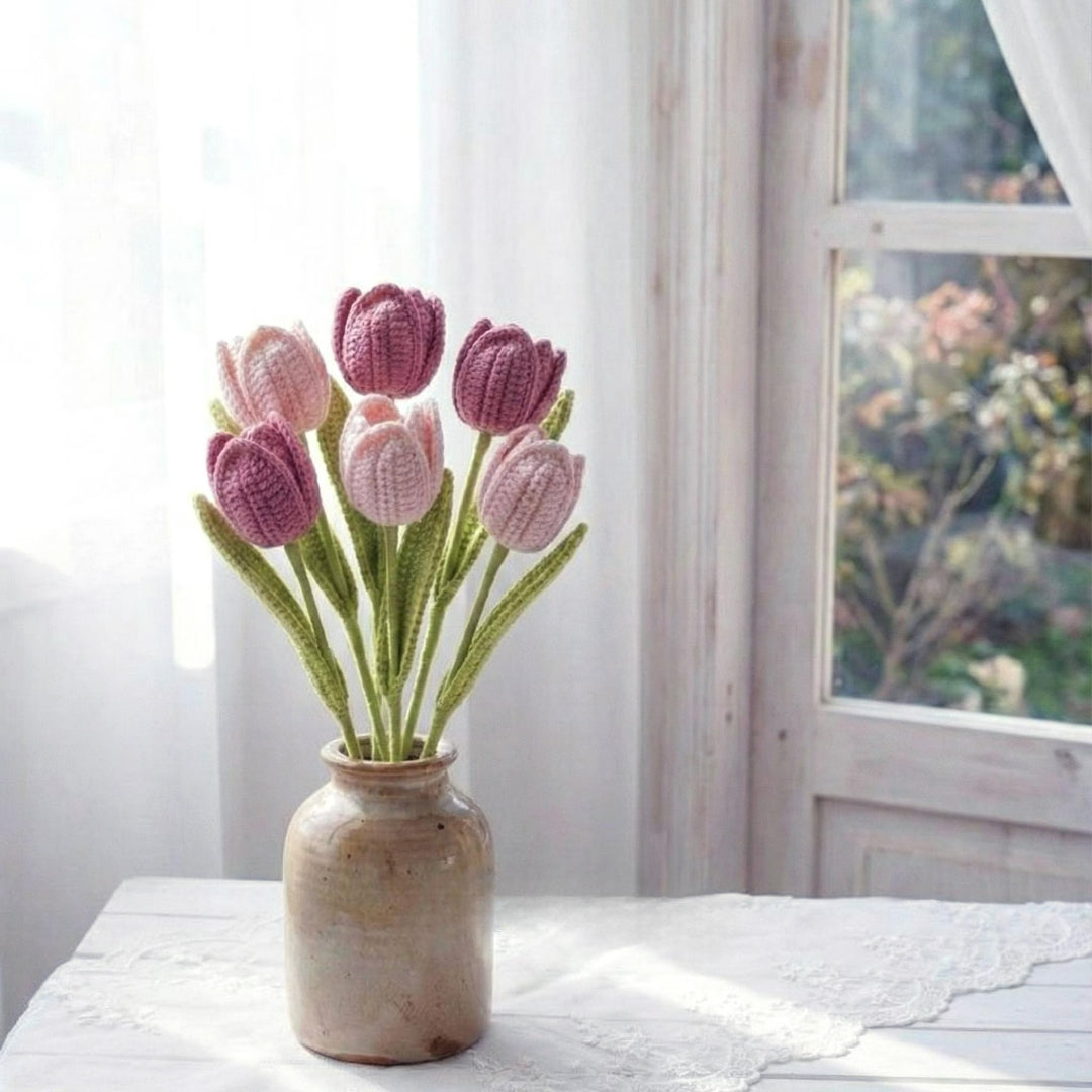Lovely Tulips Decor Crochet Pattern