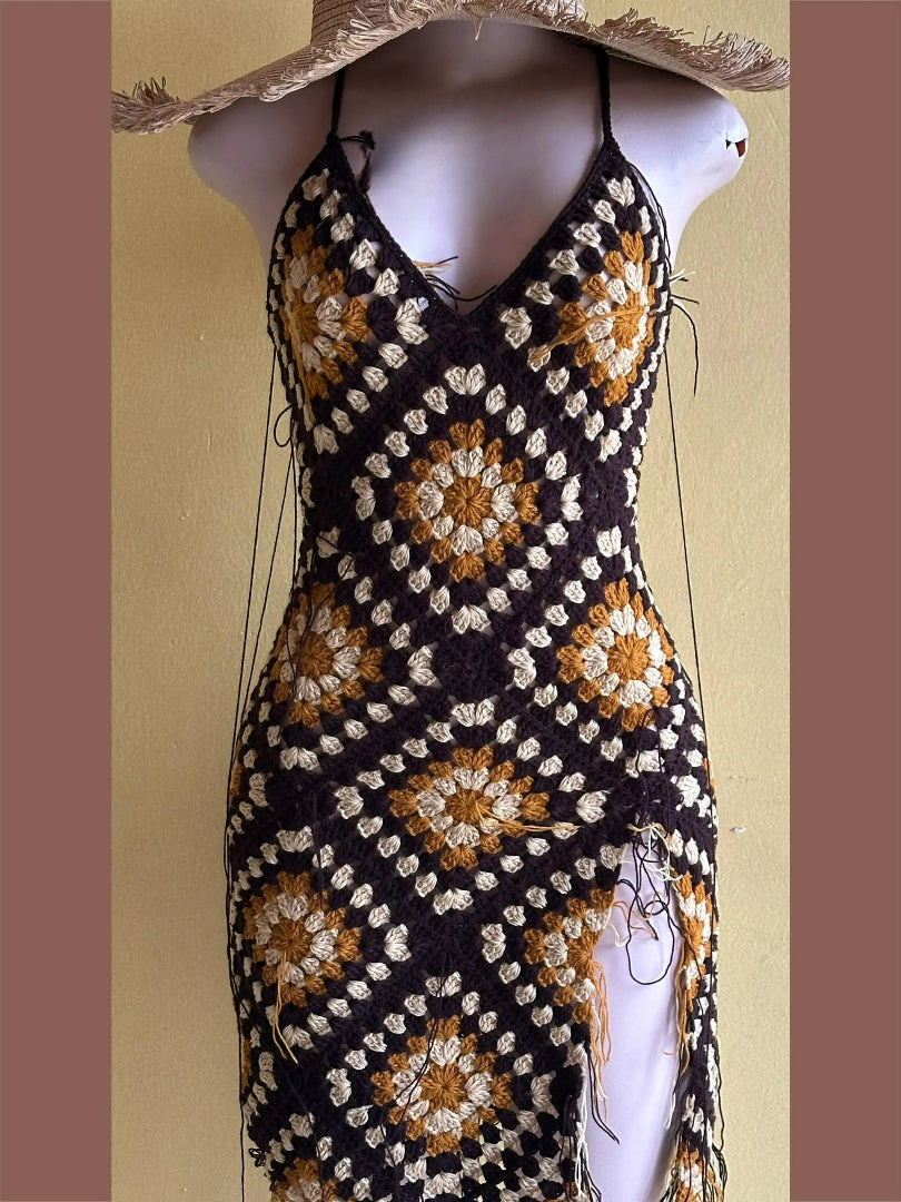 Patchwork Evening Slip Crochet Pattern