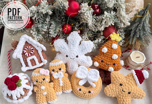 Gingerbread Collection Decor Crochet Pattern