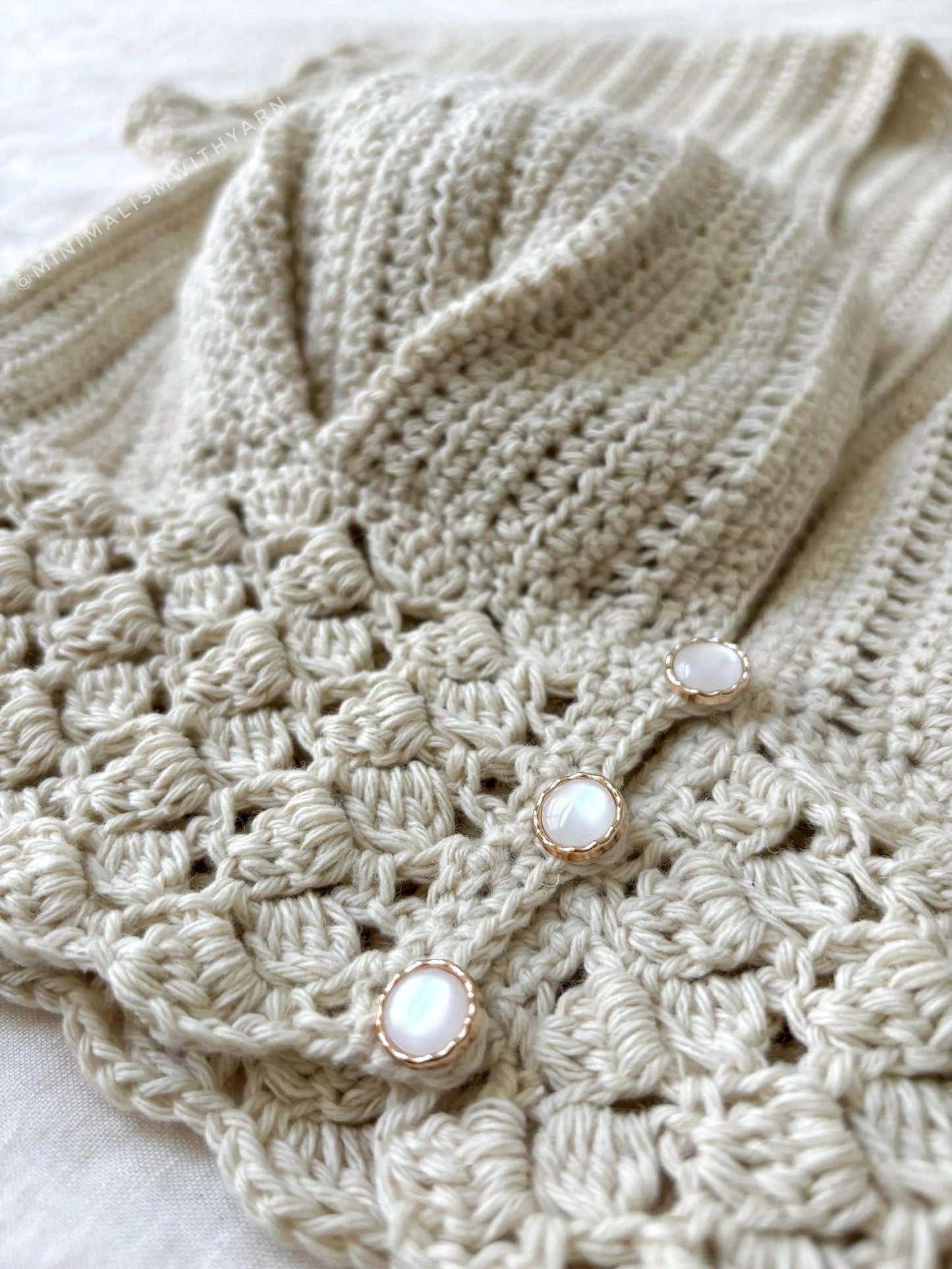 Arla Deep Neck Top Crochet Pattern