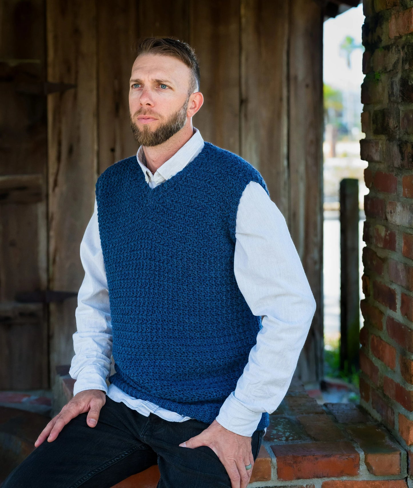 Modern Deep Neck Sleeveless Layer Crochet Pattern