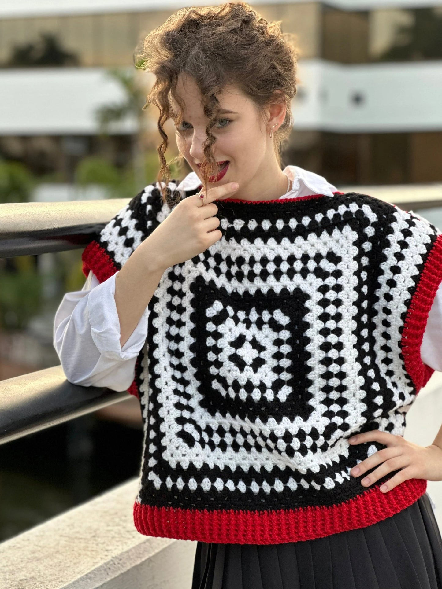 Modern Sleeveless Statement Top Crochet Pattern