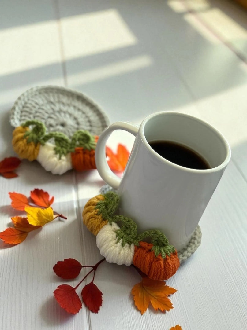 Textured Harvest Table Coaster Crochet Pattern