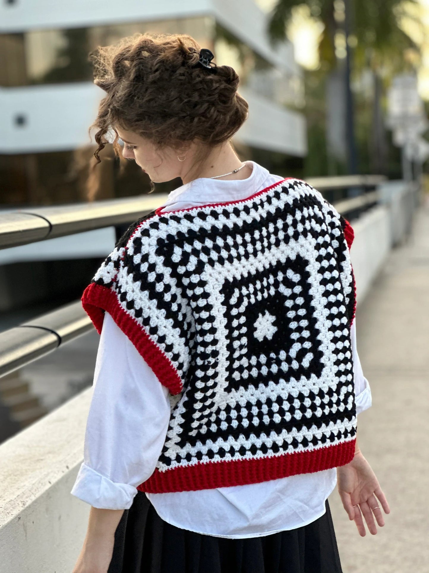 Modern Sleeveless Statement Top Crochet Pattern
