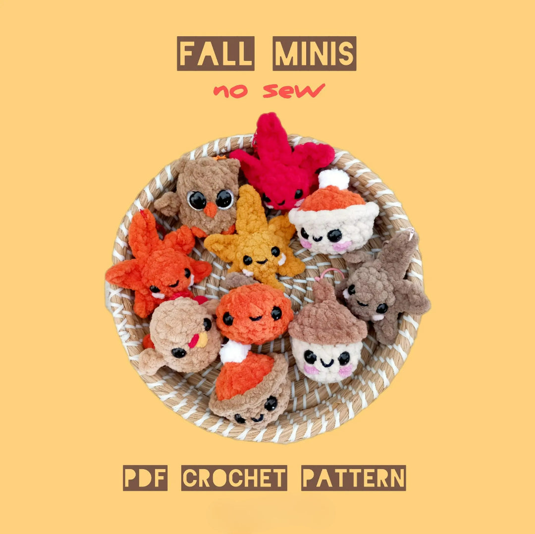 Woodland Harvest Miniatures Crochet Pattern