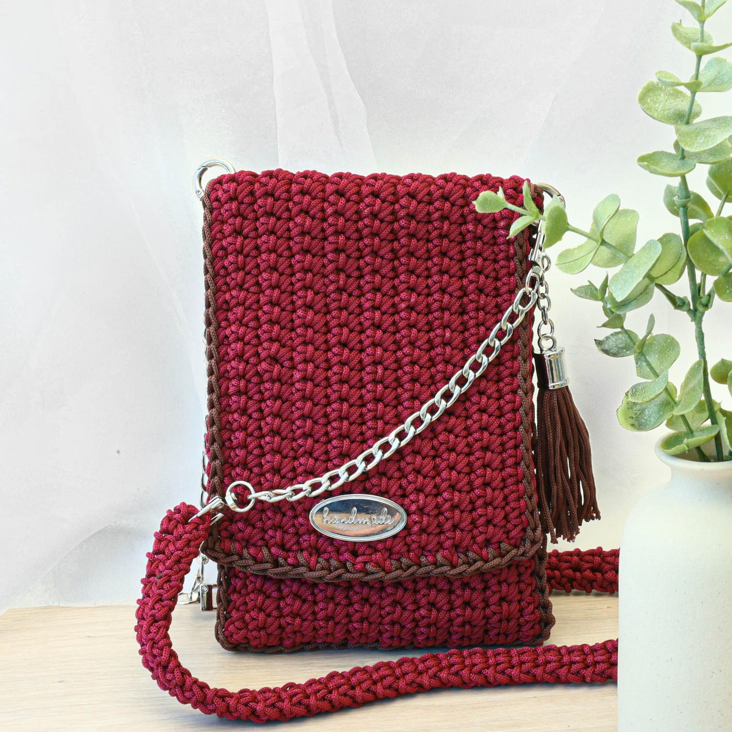 Crochet Crossbody Phone Purse