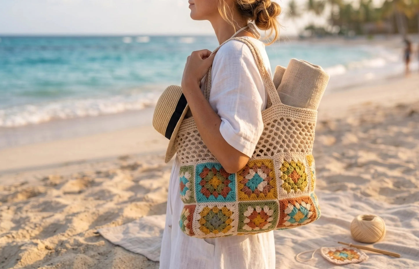 Breezy Seaside Carryall Crochet Pattern