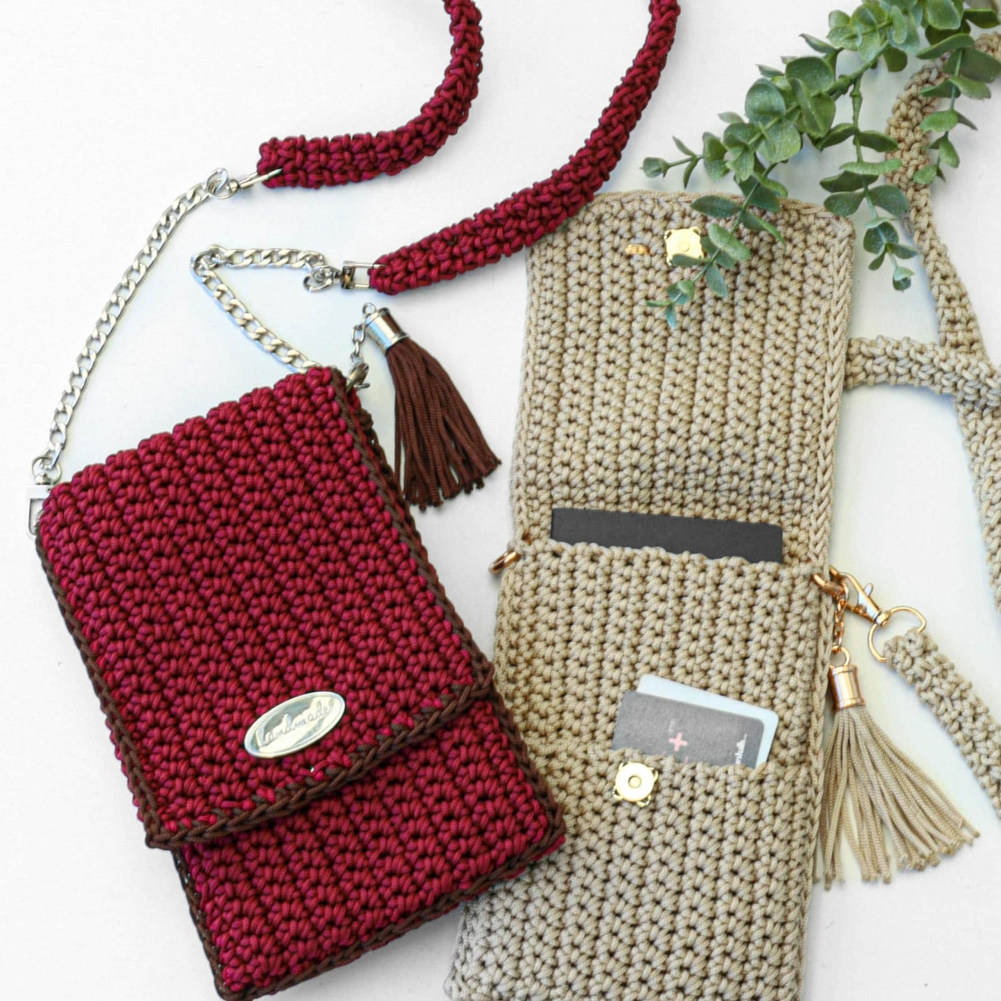 Crochet Crossbody Phone Purse