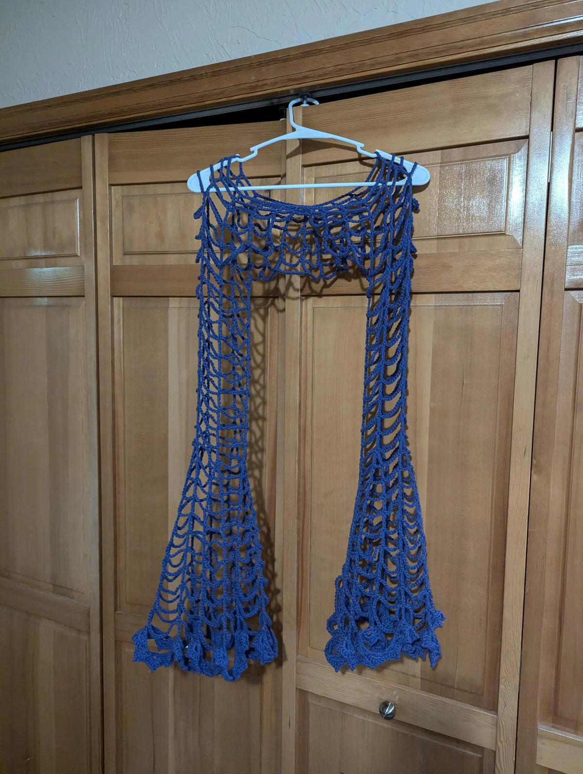 Midnight Web Mesh Blouse Crochet Pattern