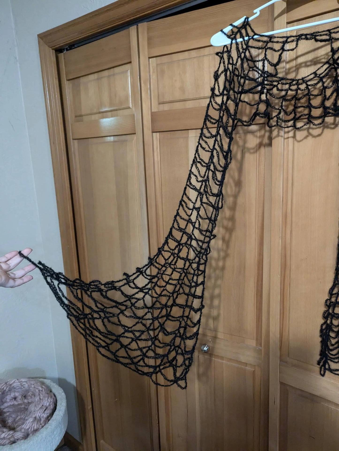 Midnight Web Mesh Blouse Crochet Pattern