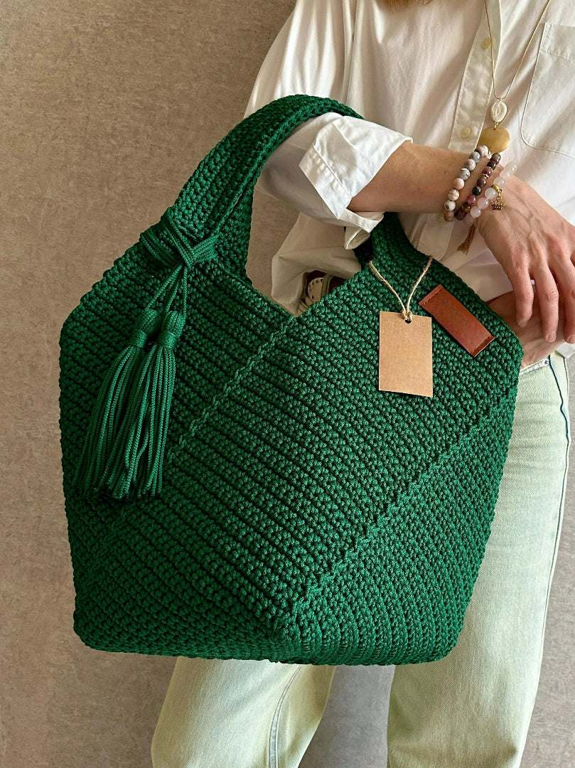 Modular Graphic Tote Crochet Pattern