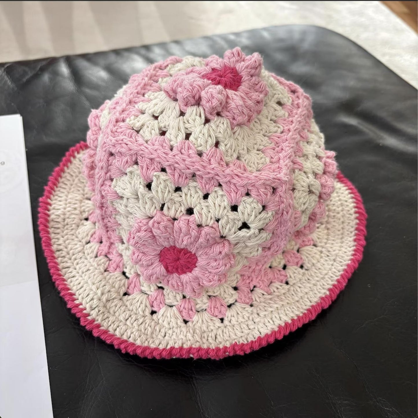 Floral Heirloom Baby Bonnet Crochet Pattern