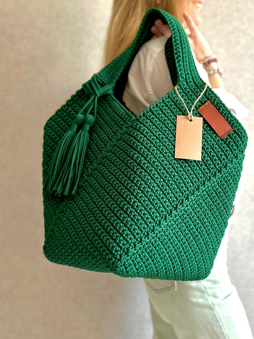 Modular Graphic Tote Crochet Pattern