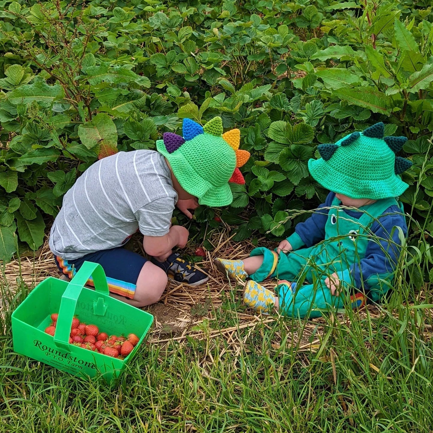 Tiny Explorer Reptile Sun Hat Crochet Pattern