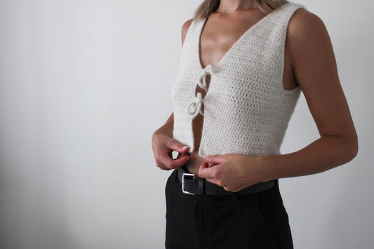 Two-Way Elegant Crosstie Top Crochet Pattern